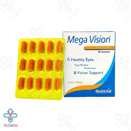 کپسول تقویت چشم مگاویژن هلث اید - 30 عددی	