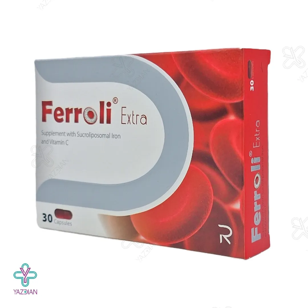 کپسول آهن و ویتامین فرولی اکسترا - 30 عددی 