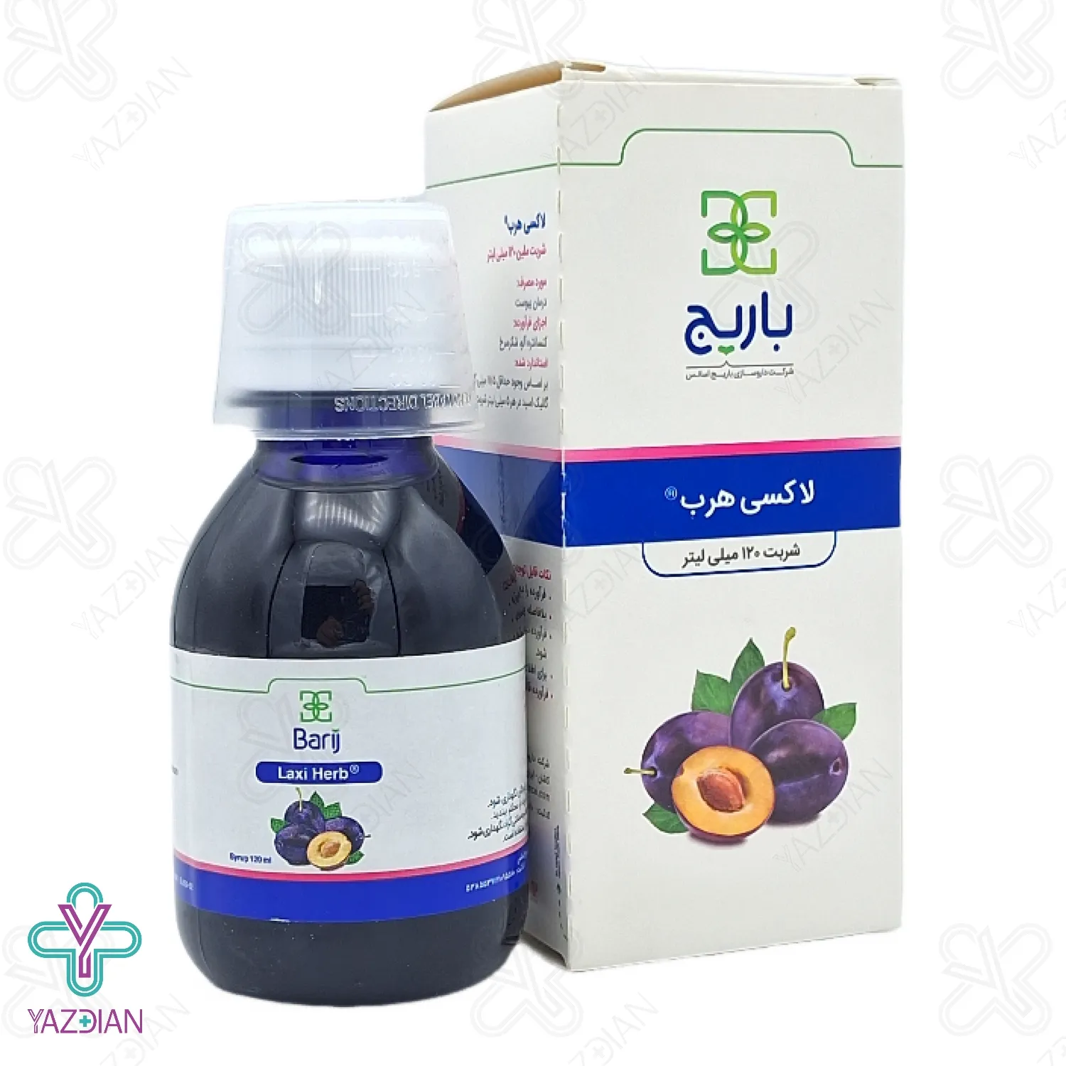 شربت ملین لاکسی هرب باریج اسانس - 120 میلی لیتر	