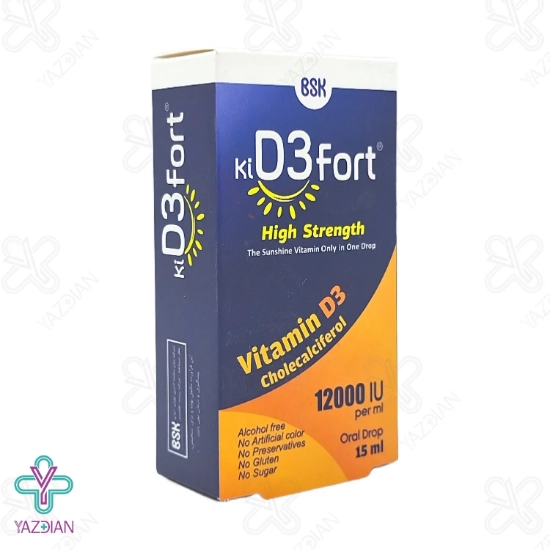 قطره د3 کید3 فورت بی اس کی - 15 میلی لیتر	