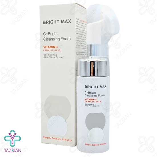 فوم شستشوی  صورت ویتامین ث برایت مکس – 150 میلی لیتر	
