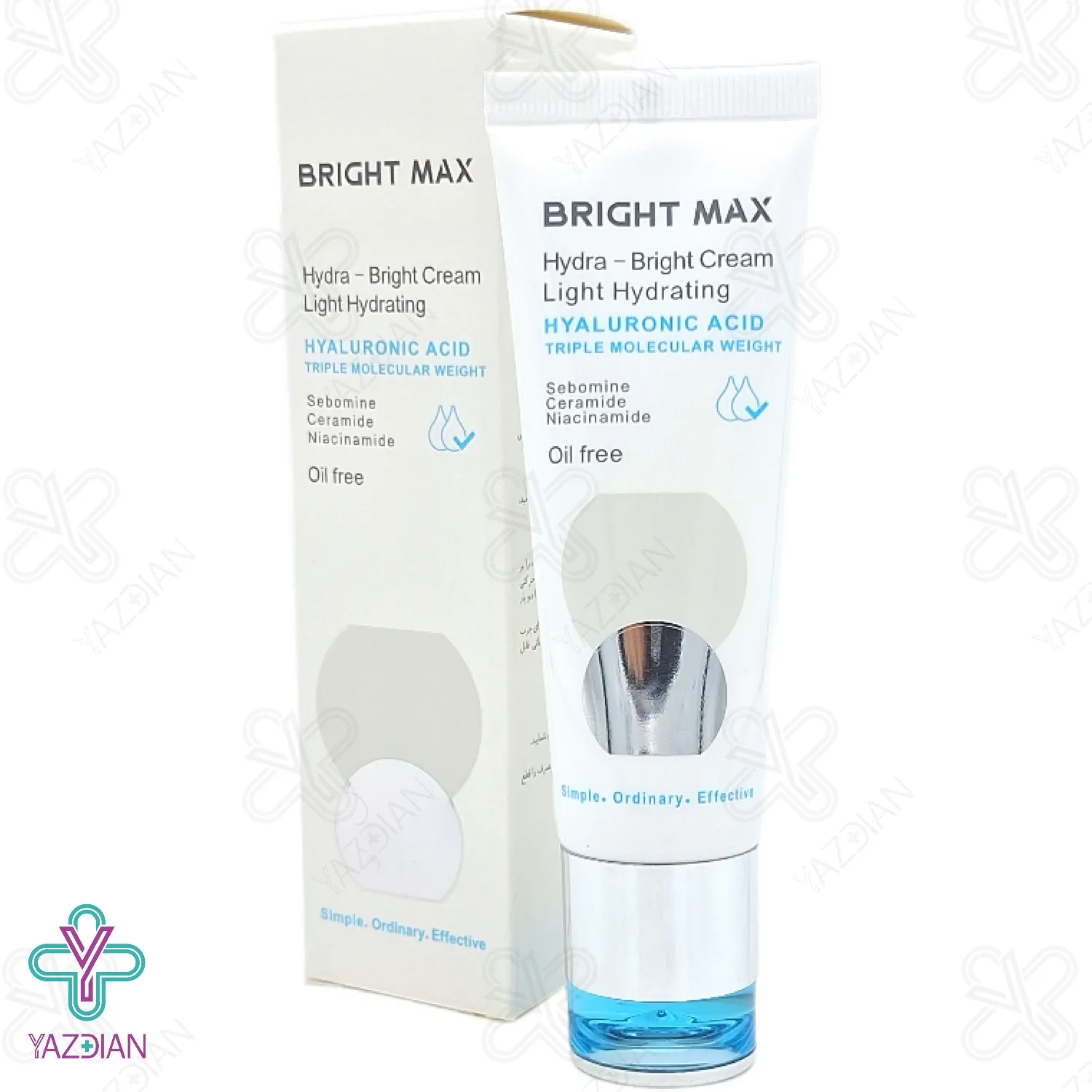 کرم آبرسان پوست چرب هیدرابرایت برایت مکس - 50 میلی لیتر	