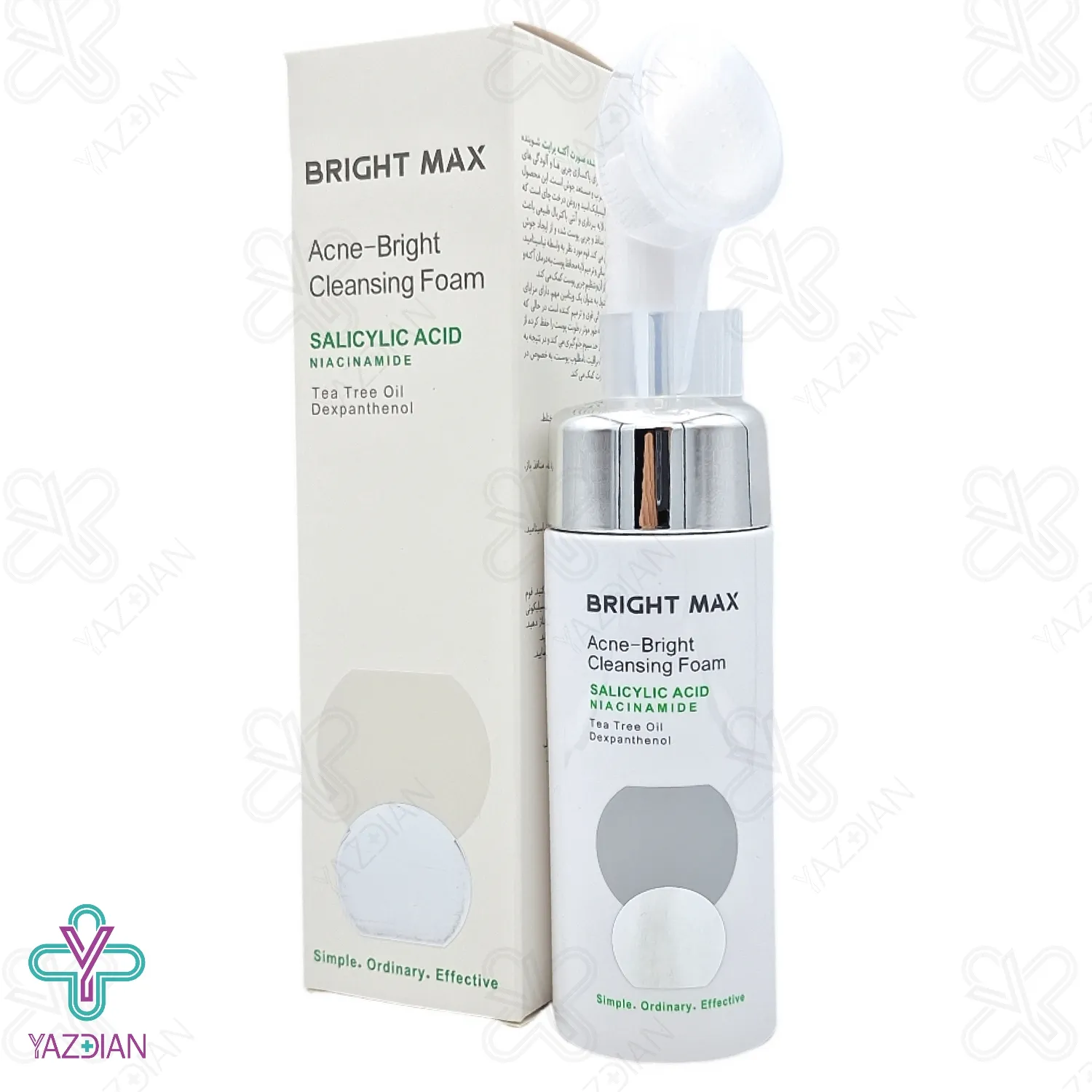 فوم شستشوی صورت آکنه برایت برایت مکس - 150 میلی لیتر	