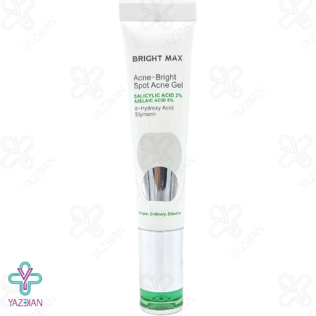 ژل آنتی آکنه اسپات آکنه برایت مکس حاوی سالیسیلیک اسید – 15 میلی لیتر	