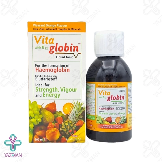 شربت آهن و مولتی ویتامین ویتاگلوبین ویتان - 200 میلی لیتر	