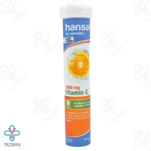 قرص جوشان ویتامین ث 1000 هانسال - 20 عددی	