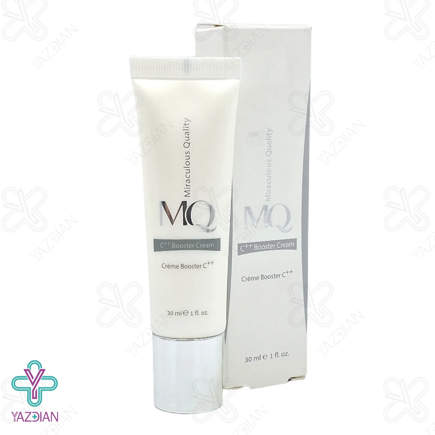 کرم ضد چروک و روشن کننده بوستر ویتامین C ام کیو MQ	