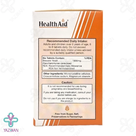 قرص مخمر آبجو هلث اید - 60 عددی	