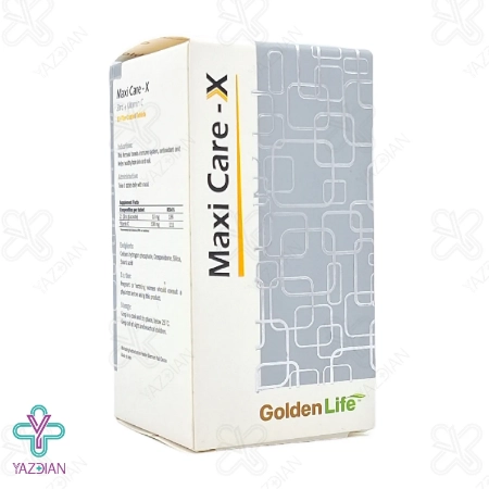 قرص زینک ویتامین ث ماکسی کر ایکس گلدن لایف - 30 عددی	