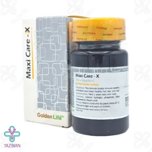 قرص زینک ویتامین ث ماکسی کر ایکس گلدن لایف - 30 عددی	