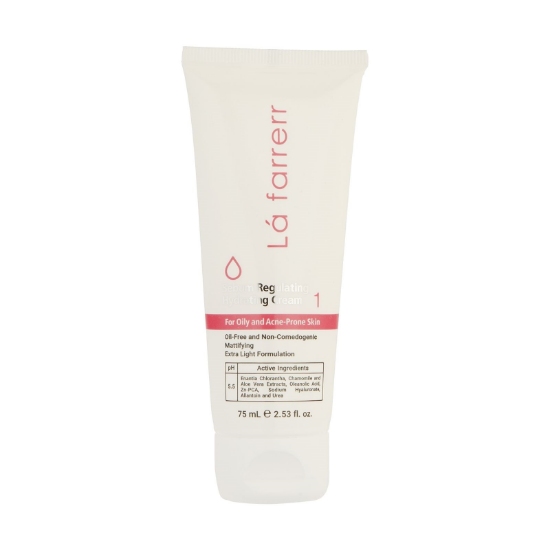 تصویر  کرم آبرسان و کنترل کننده چربی پوست چرب لافارر - 75 میلی لیتر