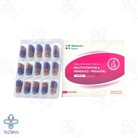 قرص مولتی ویتامین پریناتال بانوان نیچرز پلنتی - 30 عددی	
