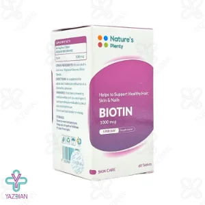 قرص بیوتین 1000 میکروگرم نیچرز پلنتی - 60 عددی	