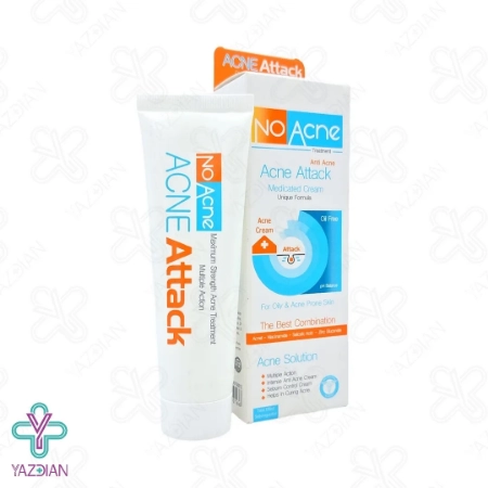 کرم ضد جوش acne attack پوست چرب و آکنه ای نو آ کنه - 50 میلی لیتر