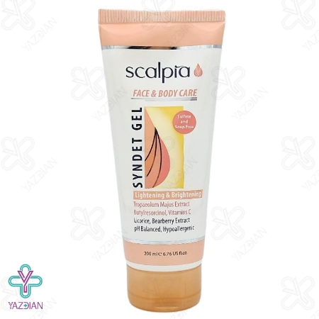 ژل روشن کننده صورت و بدن اسکالپیا - 200 میلی لیتر	