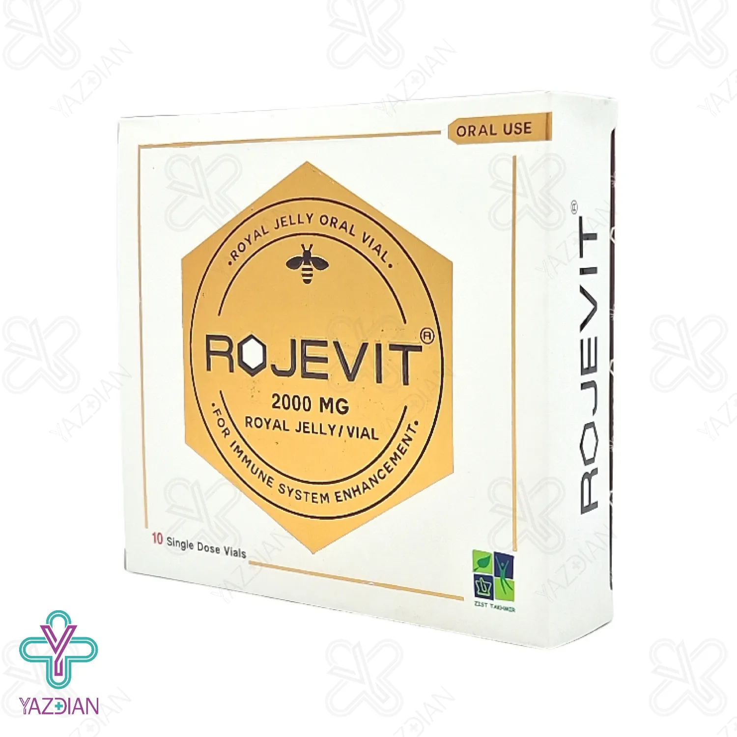 ویال خوراکی تقویت کننده رویال ژلی روژویت زیست تخمیر - 10 عددی	