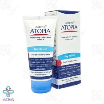 کرم مرطوب کننده قوی صورت آتوپیا اوره 5 درصد آردن - 50 گرم	