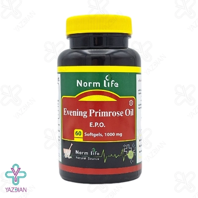 کپسول روغن گل مغربی 1000 (پرایم رز) نورم لایف - 60 عددی	