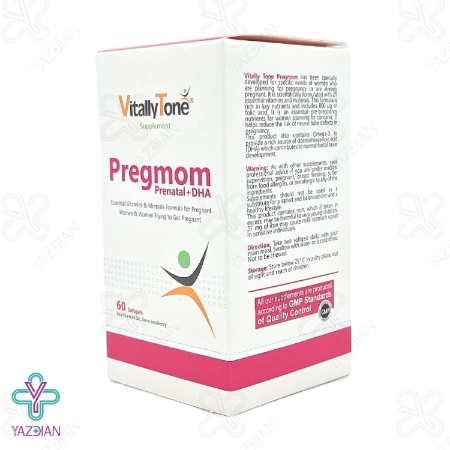 کپسول ژلاتینی تقویت کننده بانوان پرگمام ویتالی تون - 60 عددی	