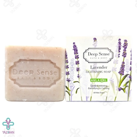 صابون کرمی روشن کننده لوندر دیپ سنس - 75 گرم	