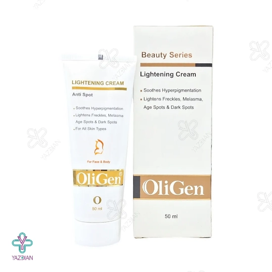 کرم روشن کننده و ضد لک صورت و بدن الی ژن - 50 میلی لیتر	