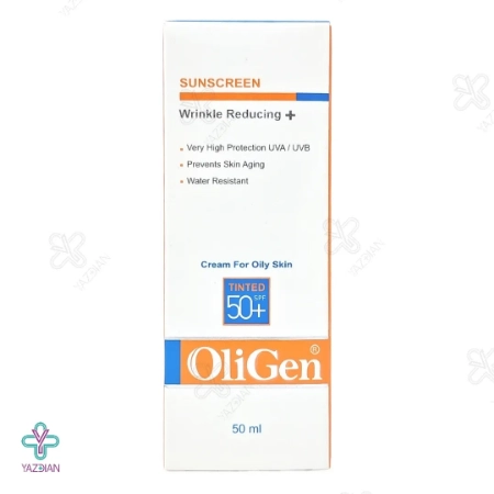 کرم ضد آفتاب و ضد چروک SPF50 الی ژن مناسب پوست چرب - رنگی	