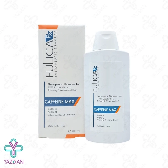 شامپو تقویت کننده و حجم دهنده کافئین مکس فولیکا آر ایکس - 200 میلی لیتر	