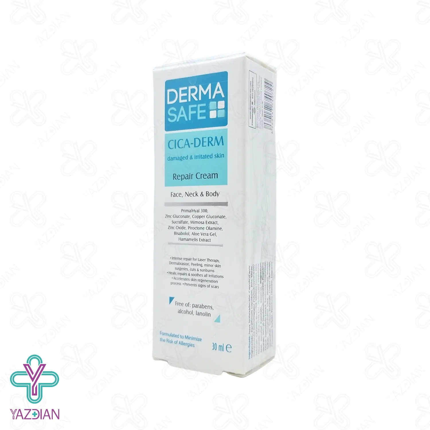 کرم ترمیم کننده سیکادرم درماسیف - 30 میلی لیتر	