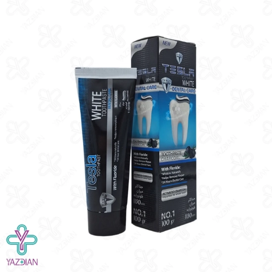 خمیر دندان زغالی تسلا – 100 گرم	