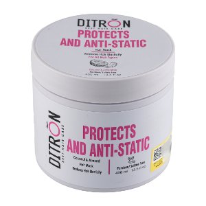 تصویر  ماسک مو نارگیل دیترون موهای خشک و آسیب دیده (با آبکشی) - 400 میلی لیتر 