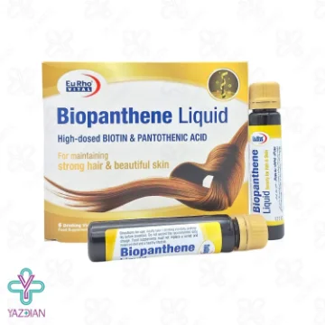 ویال خوراکی تقویت کننده پوست و مو بیوپانتن یوروویتال - 6 عددی	
