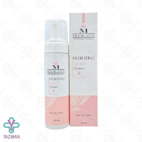 فوم شستشوی صورت و بدن پوست خشک و حساس مدیلن - 200 میلی لیتر	
