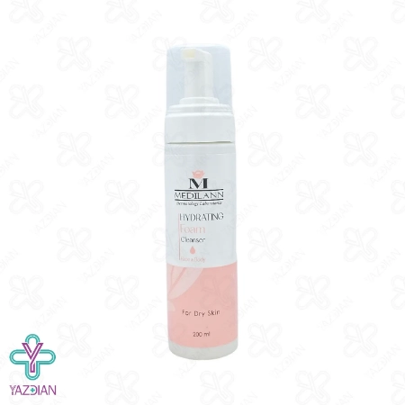 فوم شستشوی صورت و بدن پوست خشک و حساس مدیلن - 200 میلی لیتر	