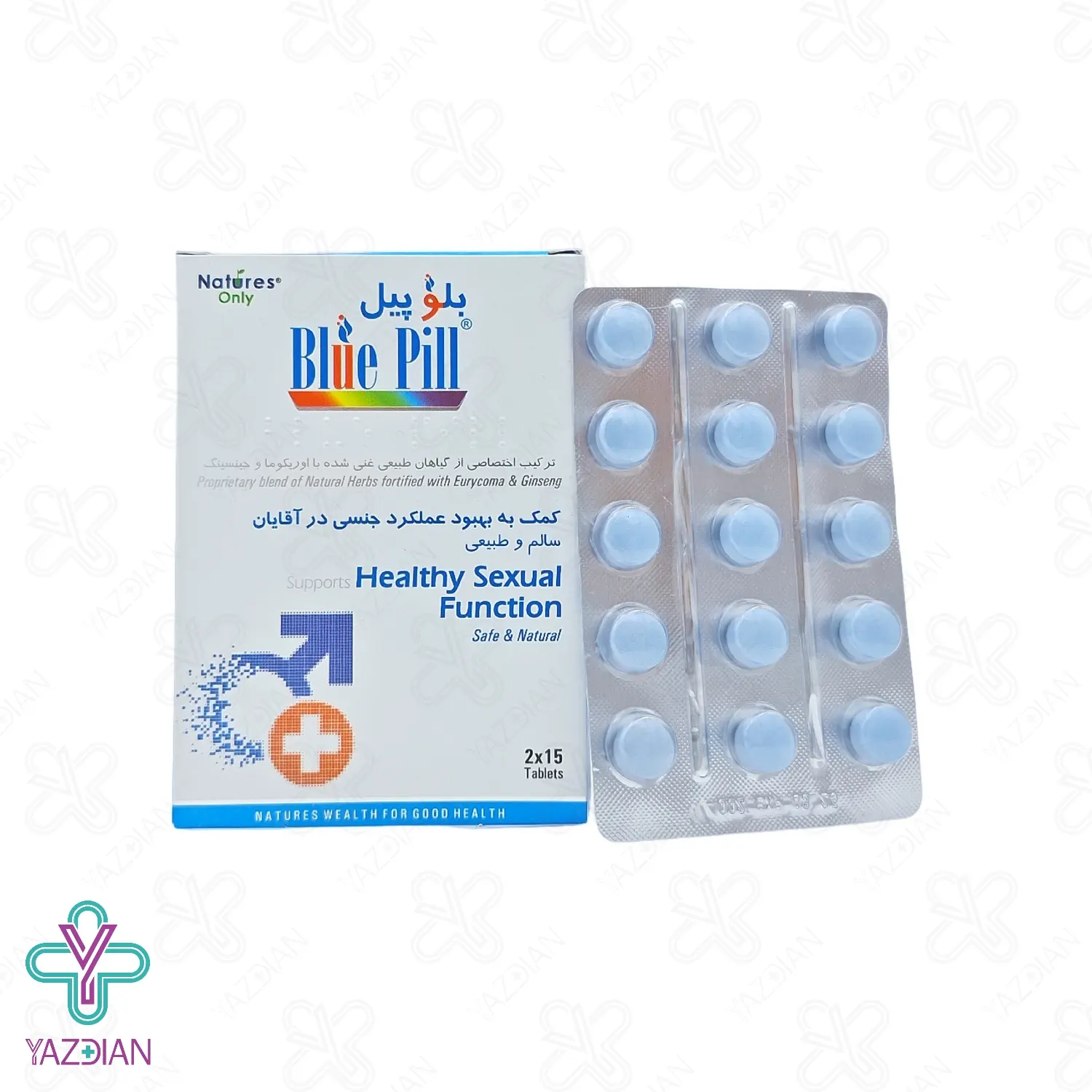 قرص تقویت آقایان بلوپیل نیچرز اونلی – 30 عددی	