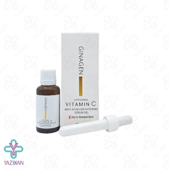 سرم ضد چروک ویتامین ث پوست خشک ژیناژن - 30 میلی لیتر	
