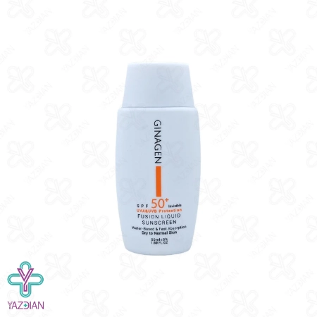 کرم ضد آفتاب SPF50 آقایان ژیناژن (3 در 1) - بی رنگ	