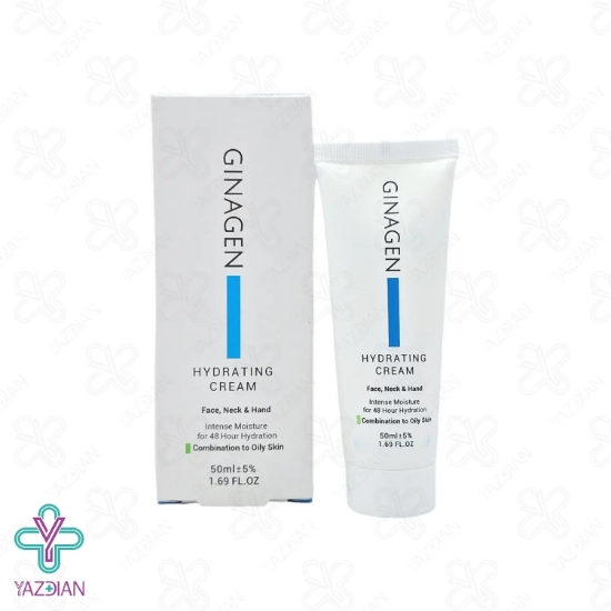 کرم آبرسان پوست چرب و مختلط ژیناژن - 50 میلی لیتر	
