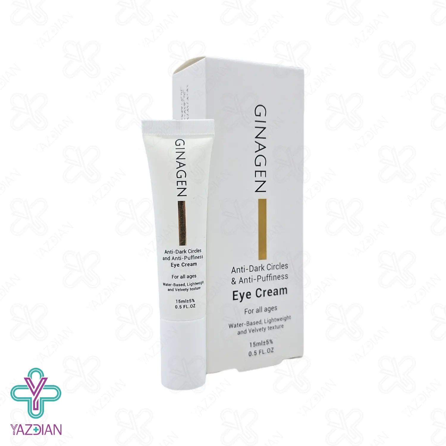 کرم دور چشم ضد تیرگی و پف ژیناژن - 15 میلی لیتر	