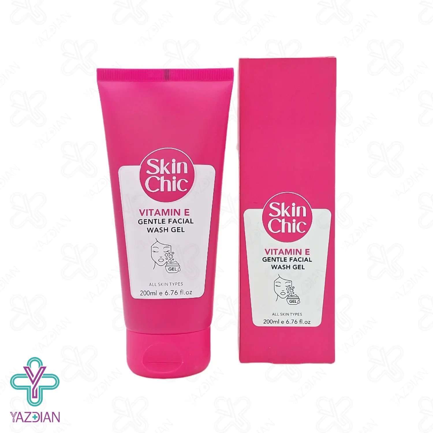 ژل شستشوی صورت ویتامین ای اسکین شیک - 200 میلی لیتر	