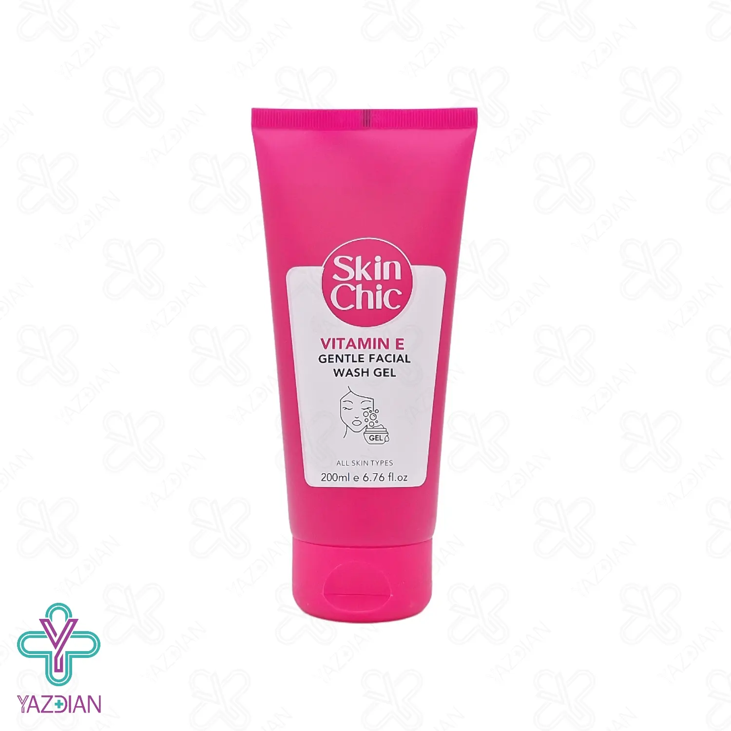 ژل شستشوی صورت ویتامین ای اسکین شیک - 200 میلی لیتر	