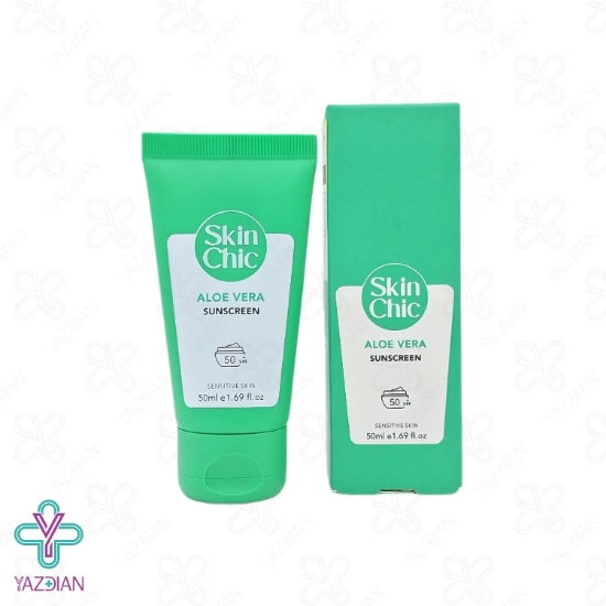 کرم ضد آفتاب مرطوب کننده SPF50 اسکین شیک – بی رنگ