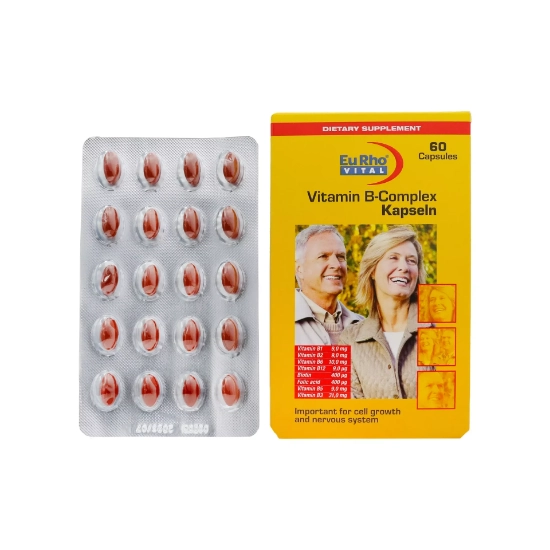 تصویر  کپسول ویتامین بکمپلکس یوروویتال - 60 عددی