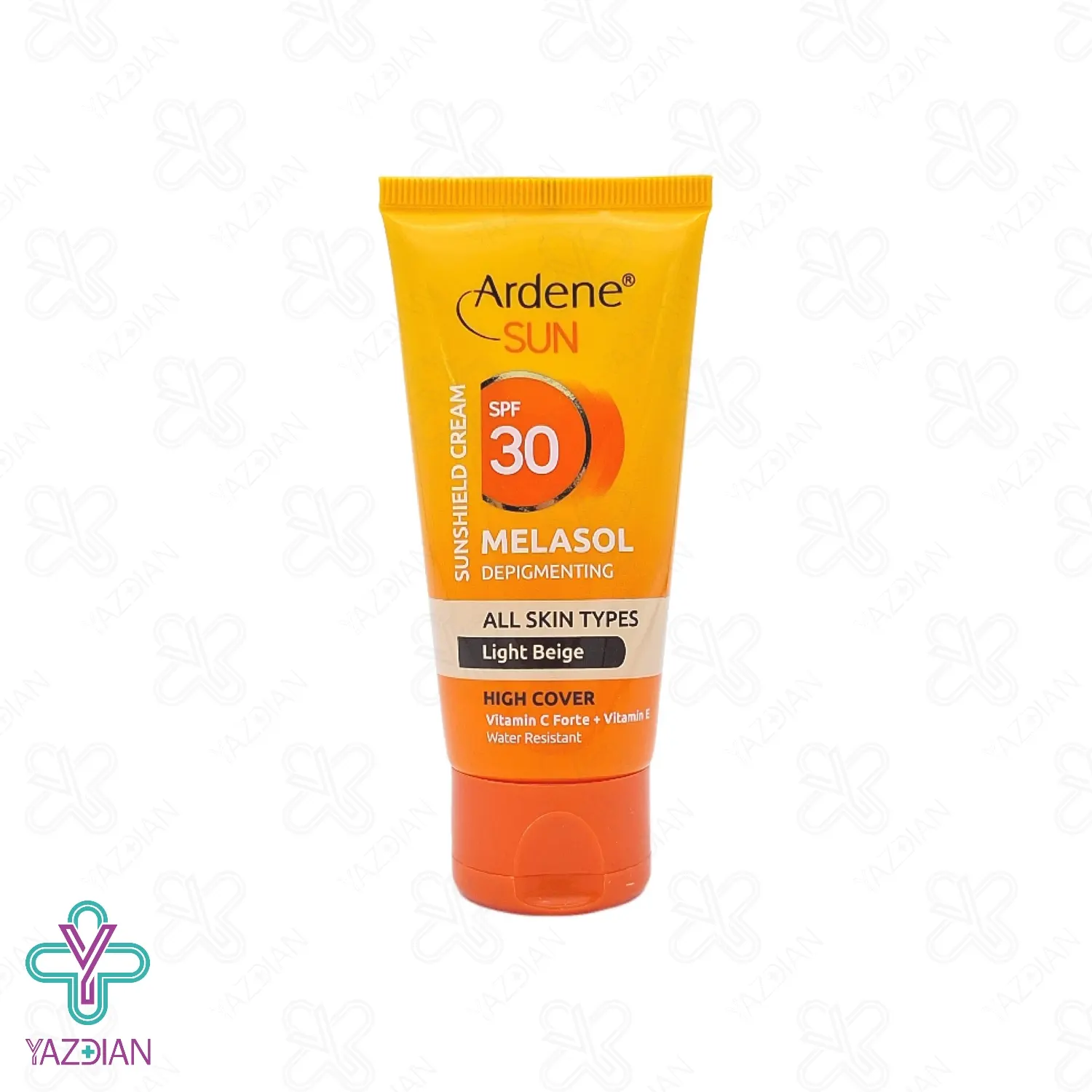 کرم ضد آفتاب ضد لک SPF30 آردن سان انواع پوست - بژ روشن