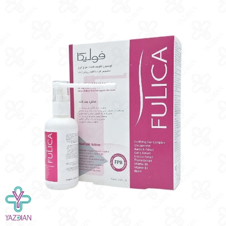 لوسیون تقویت کننده و ضد ریزش مو بانوان فولیکا - 75 میلی لیتر	