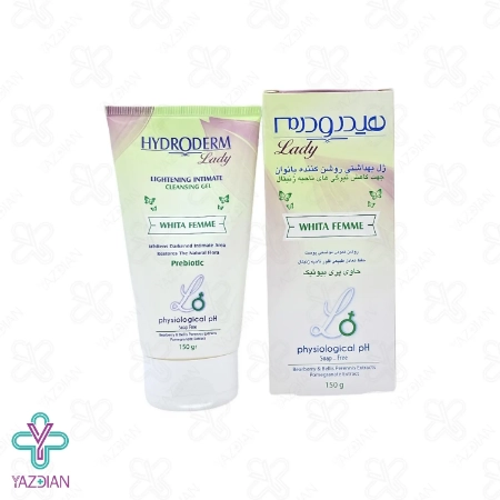 ژل بهداشتی روشن کننده بانوان هیدرودرم - 150 میلی لیتر	
