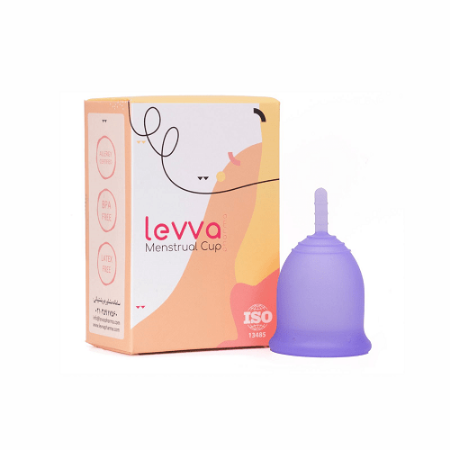 کاپ قاعدگی کوچک (20 میلی لیتر) لیوافارما  - بنفش
