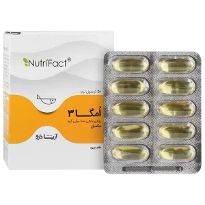 تصویر  سافت ژل امگا3 1000 نوتری فکت آریا دارو - 50 عددی