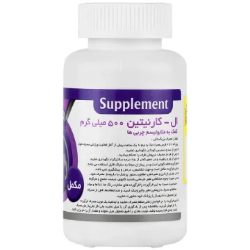 تصویر  قرص ال کارنیتین 500 میلی گرم تداویتال تهران دارو - 60 عددی