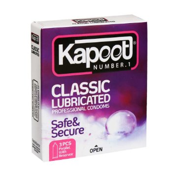 کاندوم کلاسیک Classic Lubricated کاپوت - 12 عددی