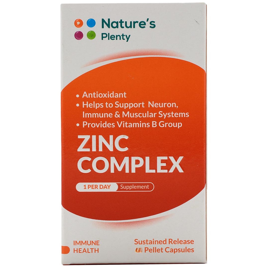 تصویر  کپسول زینک کمپلکس نیچرز پلنتی - 30 عددی